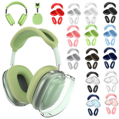 3 in 1 Headphones Silicone Protective Case, For Apple AirPods Max