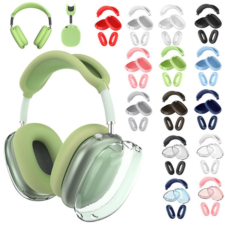 3 in 1 Headphones Silicone Protective Case, For Apple AirPods Max