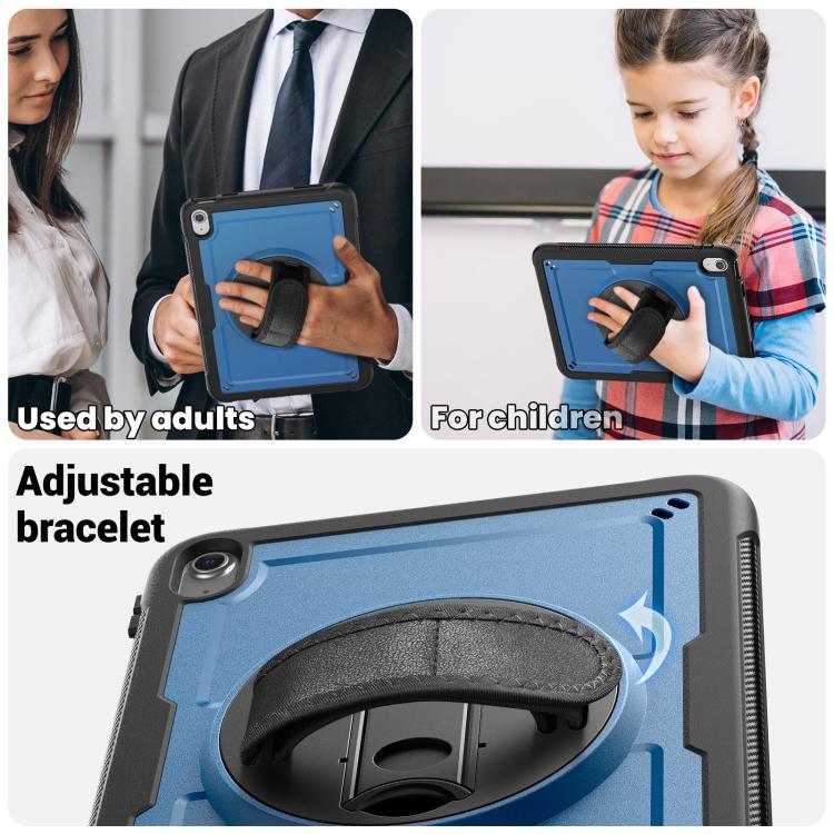 Honeycomb Hand Grip Turntable Stand Tablet Case, For iPad 2025 / 2022, For iPad Air 11 2025 / 202...