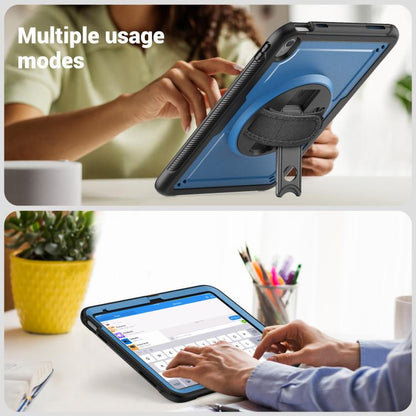 Honeycomb Hand Grip Turntable Stand Tablet Case, For iPad 2025 / 2022, For iPad Air 11 2025 / 202...