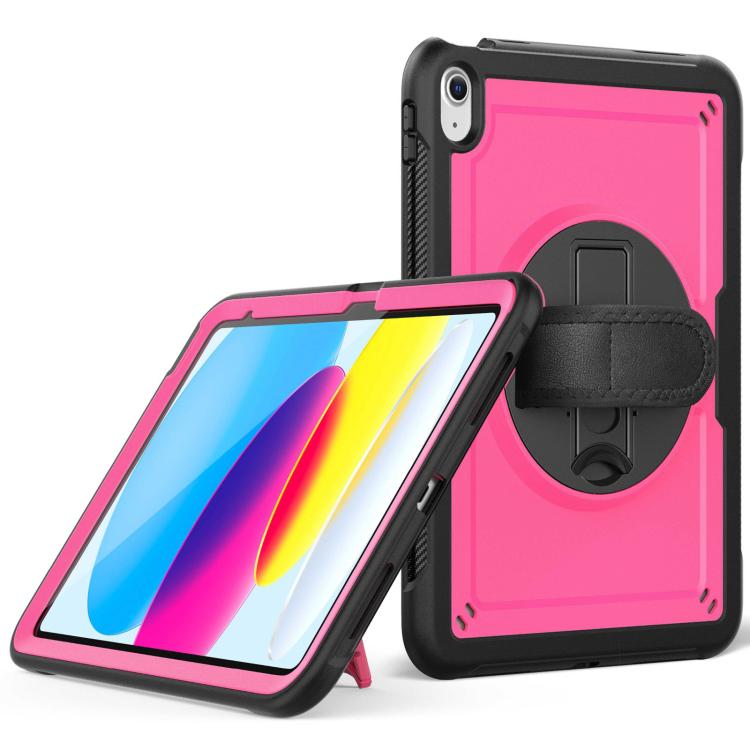 Honeycomb Hand Grip Turntable Stand Tablet Case, For iPad 2025 / 2022, For iPad Air 11 2025 / 202...