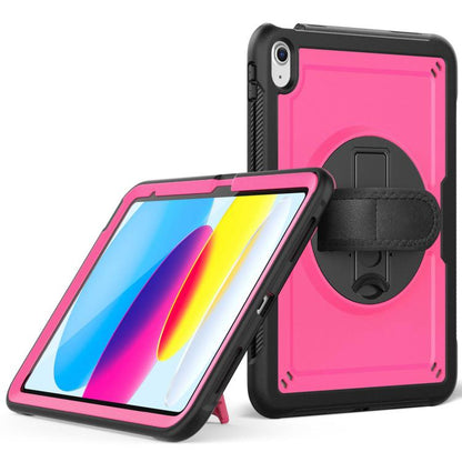 Honeycomb Hand Grip Turntable Stand Tablet Case, For iPad 2025 / 2022, For iPad Air 11 2025 / 202...