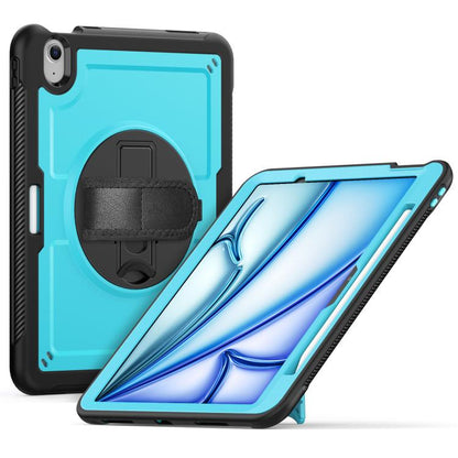 Honeycomb Hand Grip Turntable Stand Tablet Case, For iPad 2025 / 2022, For iPad Air 11 2025 / 202...