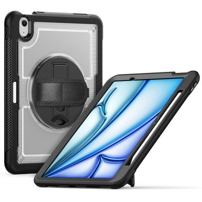Honeycomb Hand Grip Turntable Stand Tablet Case, For iPad 2025 / 2022, For iPad Air 11 2025 / 202...