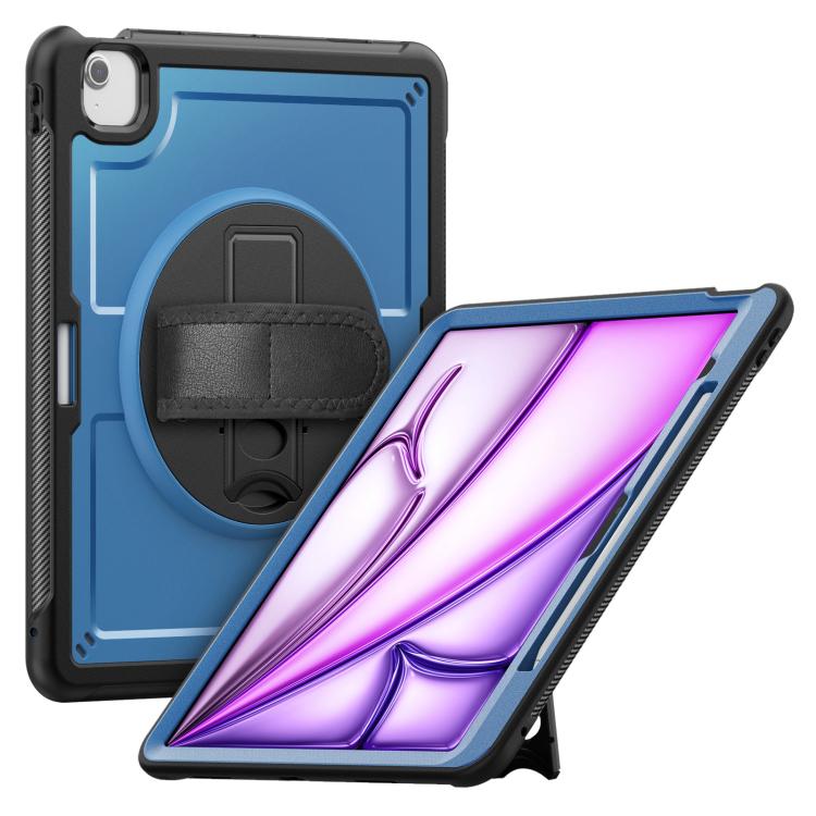 Honeycomb Hand Grip Turntable Stand Tablet Case, For iPad 2025 / 2022, For iPad Air 11 2025 / 202...