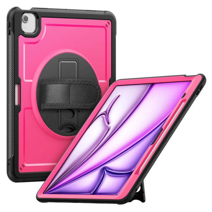 Honeycomb Hand Grip Turntable Stand Tablet Case, For iPad 2025 / 2022, For iPad Air 11 2025 / 202...