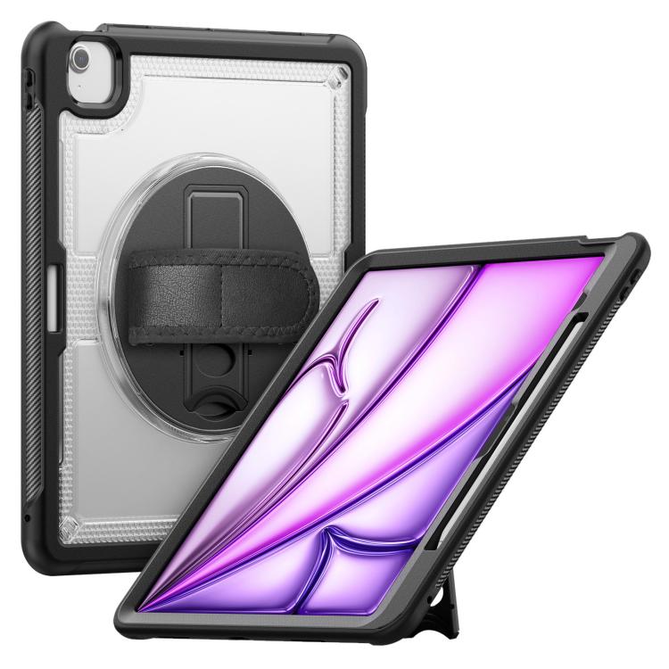 Honeycomb Hand Grip Turntable Stand Tablet Case, For iPad 2025 / 2022, For iPad Air 11 2025 / 202...