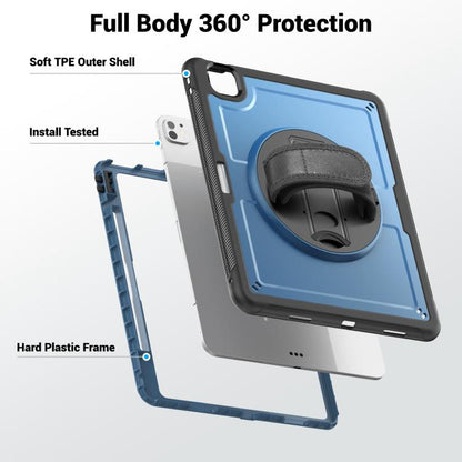 Honeycomb Hand Grip Turntable Stand Tablet Case