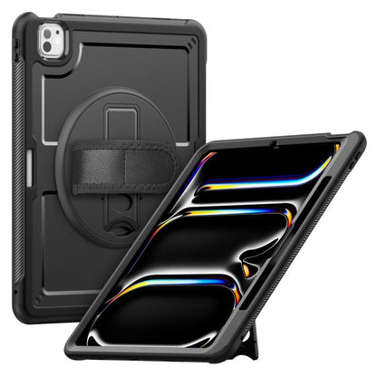 Honeycomb Hand Grip Turntable Stand Tablet Case, For iPad 2025 / 2022, For iPad Air 11 2025 / 202...