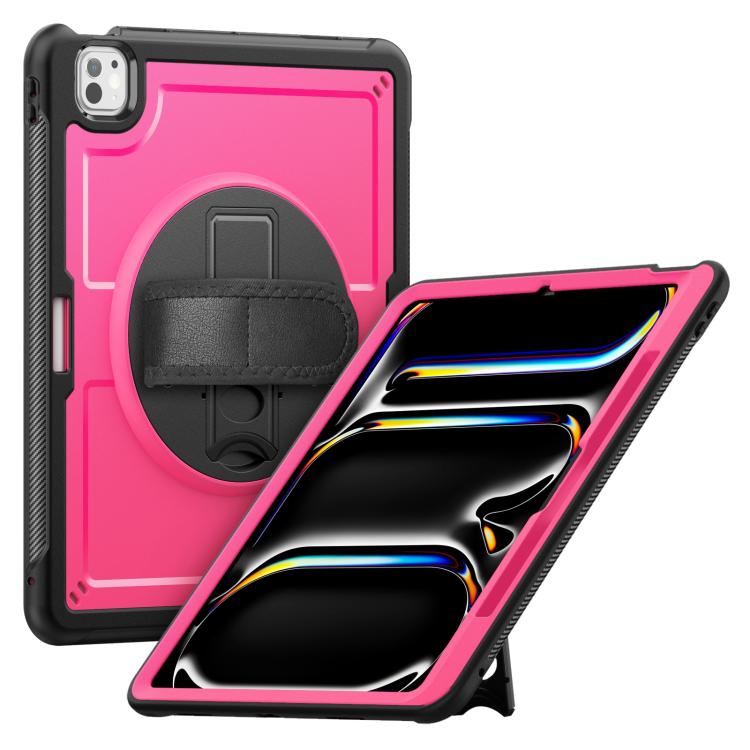 Honeycomb Hand Grip Turntable Stand Tablet Case, For iPad 2025 / 2022, For iPad Air 11 2025 / 202...