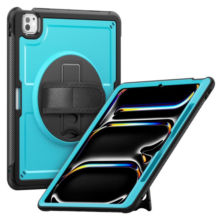 Honeycomb Hand Grip Turntable Stand Tablet Case, For iPad 2025 / 2022, For iPad Air 11 2025 / 202...
