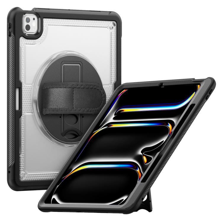 Honeycomb Hand Grip Turntable Stand Tablet Case, For iPad 2025 / 2022, For iPad Air 11 2025 / 202...