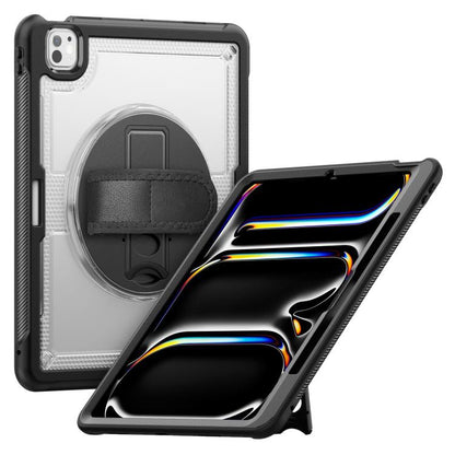 Honeycomb Hand Grip Turntable Stand Tablet Case, For iPad 2025 / 2022, For iPad Air 11 2025 / 202...