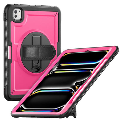 Honeycomb Hand Grip Turntable Stand Tablet Case, For iPad 2025 / 2022, For iPad Air 11 2025 / 202...