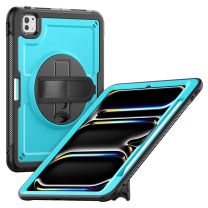 Honeycomb Hand Grip Turntable Stand Tablet Case, For iPad 2025 / 2022, For iPad Air 11 2025 / 202...
