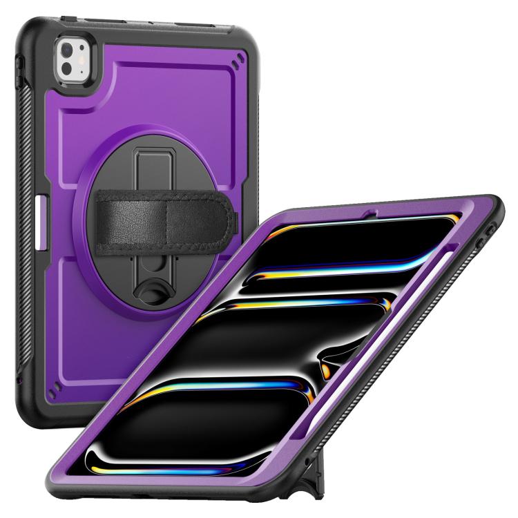 Honeycomb Hand Grip Turntable Stand Tablet Case