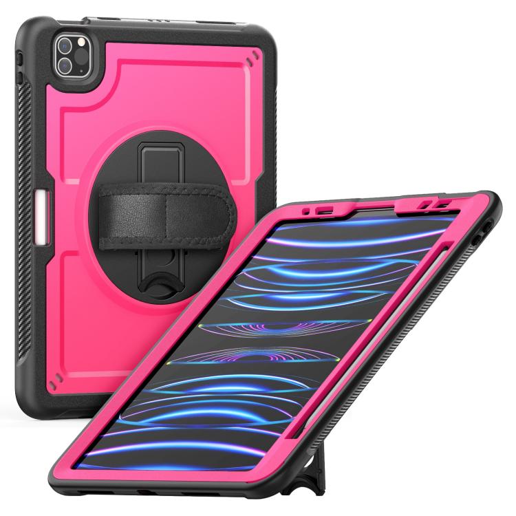 Honeycomb Hand Grip Turntable Stand Tablet Case, For iPad 2025 / 2022, For iPad Air 11 2025 / 202...