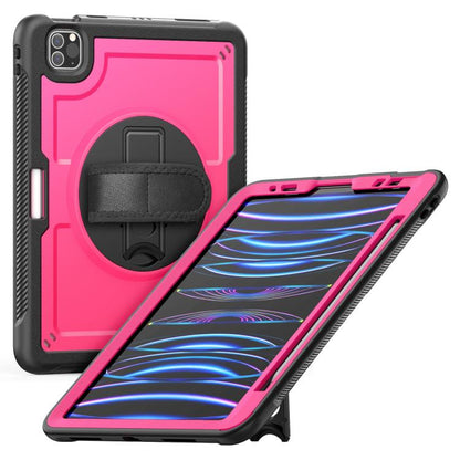 Honeycomb Hand Grip Turntable Stand Tablet Case, For iPad 2025 / 2022, For iPad Air 11 2025 / 202...