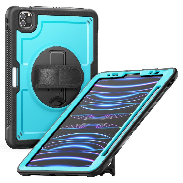 Honeycomb Hand Grip Turntable Stand Tablet Case, For iPad 2025 / 2022, For iPad Air 11 2025 / 202...