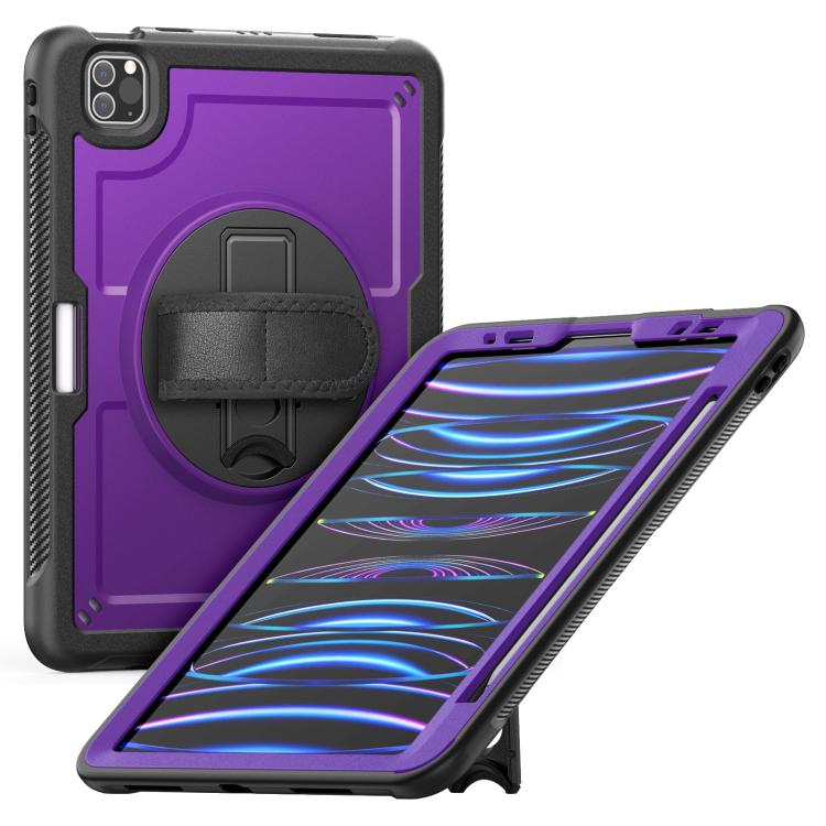Honeycomb Hand Grip Turntable Stand Tablet Case, For iPad 2025 / 2022, For iPad Air 11 2025 / 202...
