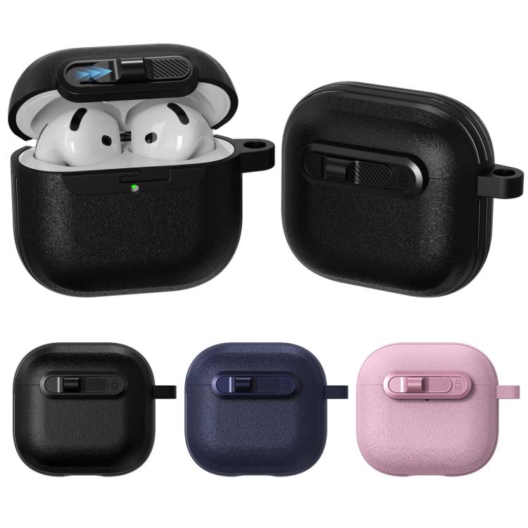 Starry Texture Lock Buckle Shockproof Earphones Case, For AirPods 4, For AirPods Pro 2�����������...