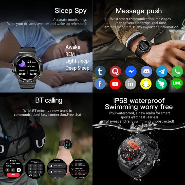 AK61 BT Call Smart Watch