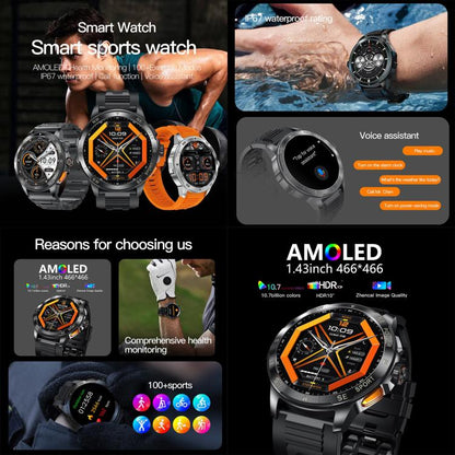 AK77 BT Call Smart Watch