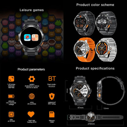 AK77 BT Call Smart Watch