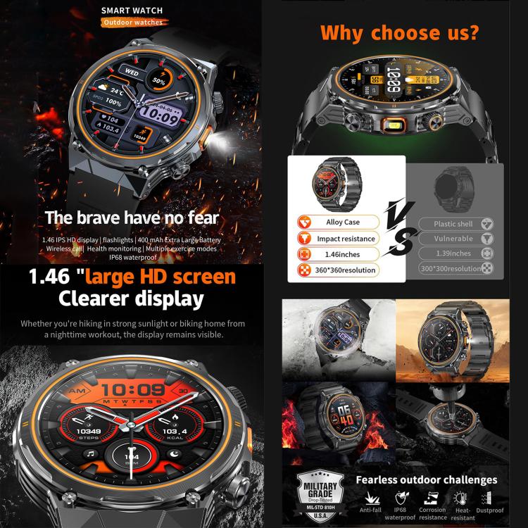 AK81 BT Call Smart Watch