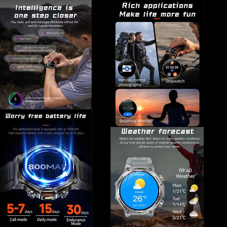 AK82 BT Call Smart Watch