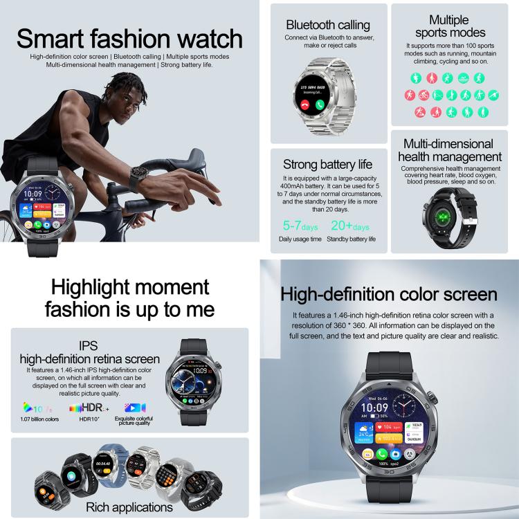 AK83 BT Call Smart Watch