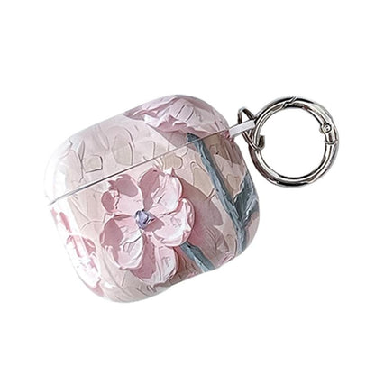Oil Painting TPU Water Sticker Earphone Case, For AirPods 4, For AirPods Pro 2 / Pro, For AirPods...