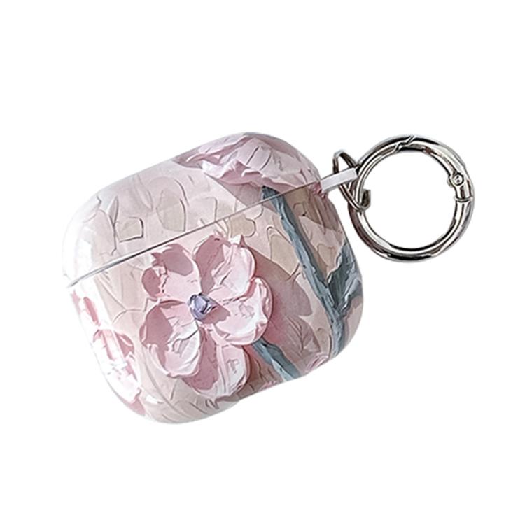 Oil Painting TPU Water Sticker Earphone Case, For AirPods 4, For AirPods Pro 2 / Pro, For AirPods...