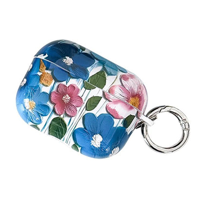 Oil Painting TPU Water Sticker Earphone Case, For AirPods 4, For AirPods Pro 2 / Pro, For AirPods...