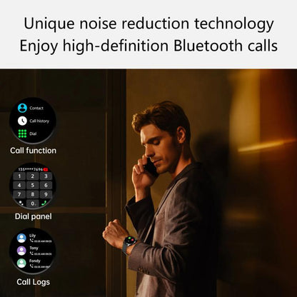 H77 1.43 inch AMOLED Screen Health & Fitness Smart Watch IP67 Waterproof Support BT Call