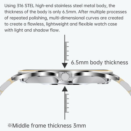 H78 1.43 inch AMOLED Screen Health & Fitness Smart Watch IP67 Waterproof Support BT Call