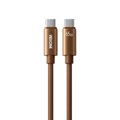 WK WDC-64 PD65W Type-C to Type-C Fast Charging Data Cable, Length: 1.2m, WDC-64