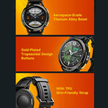 UNIWA DM300 4G Android Watch Phone, 1.43 inc Unisoc SL8541E Quad Core, Support Heart Rate / Blood...