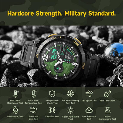 UNIWA DM300 4G Android Watch Phone, 1.43 inc Unisoc SL8541E Quad Core, Support Heart Rate / Blood...