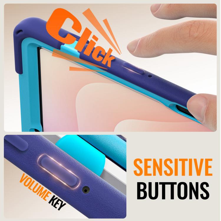 Silicone Hybrid PC Tablet Case with Holder & Shoulder Strap