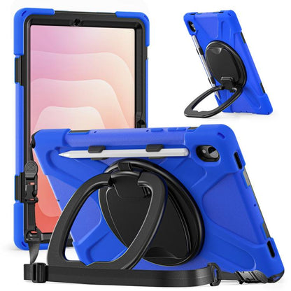 Silicone Hybrid PC Tablet Case with Holder & Shoulder Strap