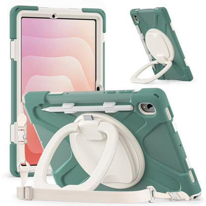 Silicone Hybrid PC Tablet Case with Holder & Shoulder Strap