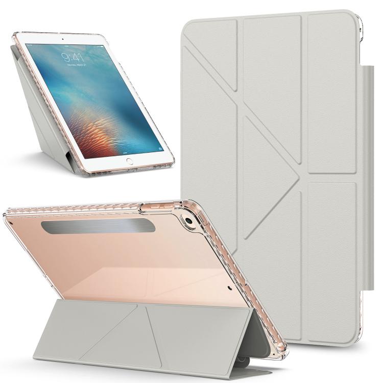 Detachable Backshell Folding Holder Smart Tablet Leather Case, For iPad 2025 / 2022��������������...