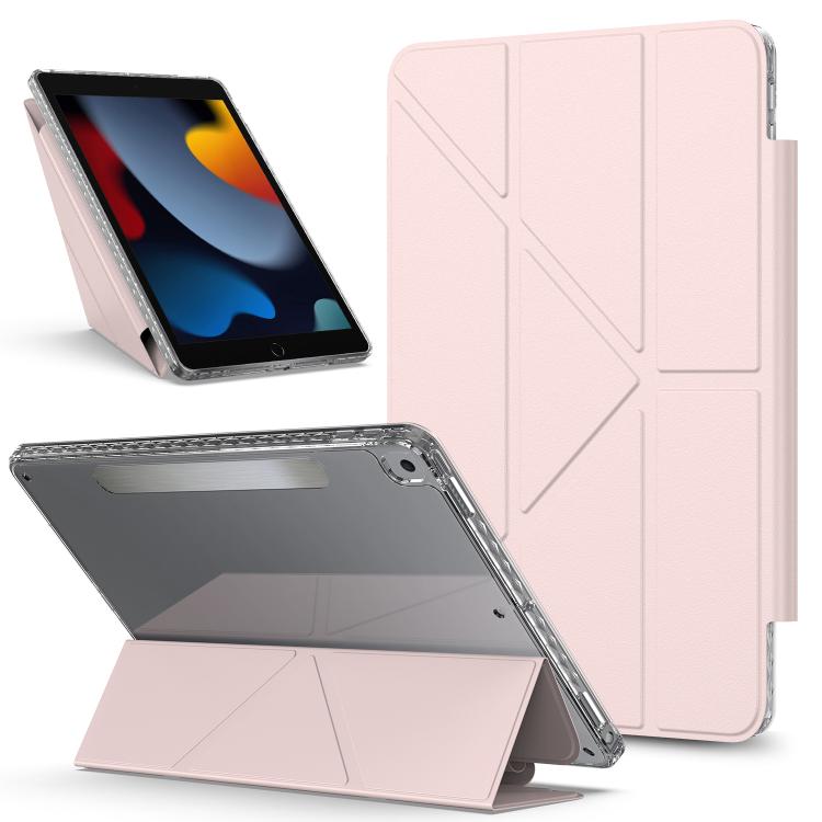 Detachable Backshell Folding Holder Smart Tablet Leather Case, For iPad 2025 / 2022��������������...