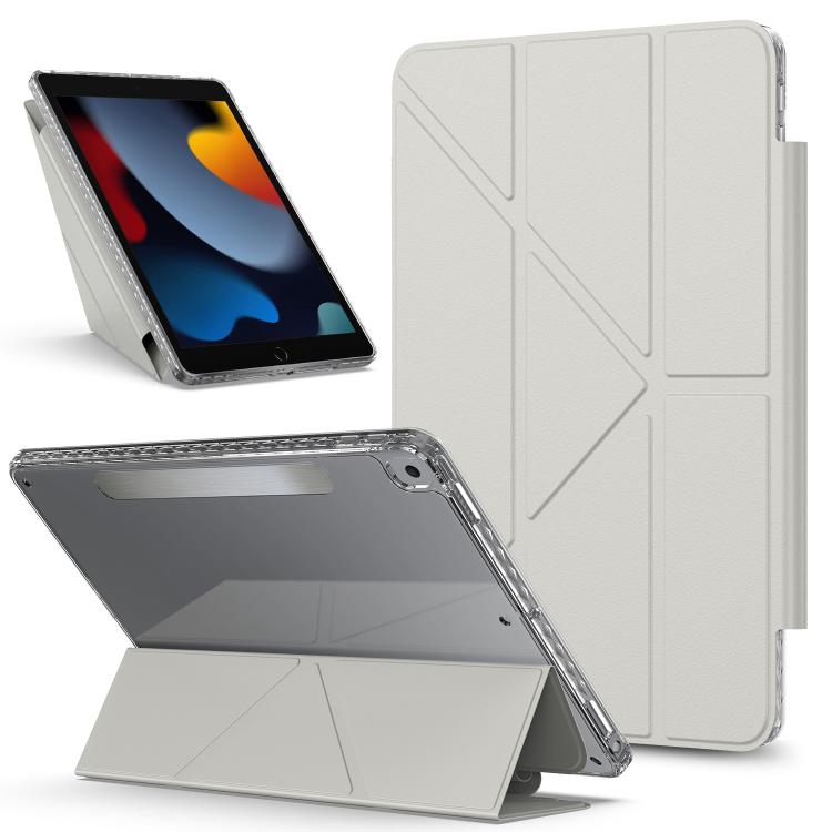 Detachable Backshell Folding Holder Smart Tablet Leather Case, For iPad 2025 / 2022��������������...
