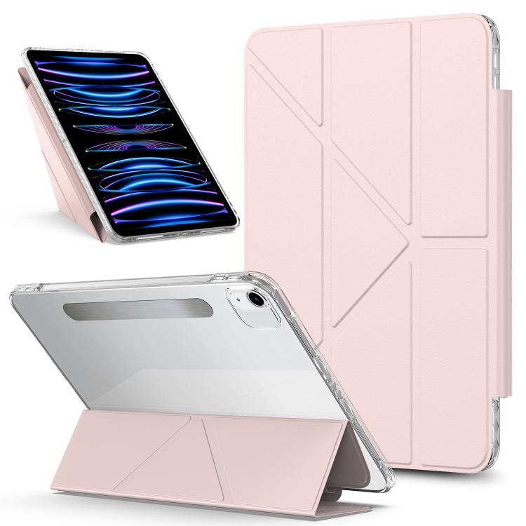Detachable Backshell Folding Holder Smart Tablet Leather Case, For iPad 2025 / 2022��������������...
