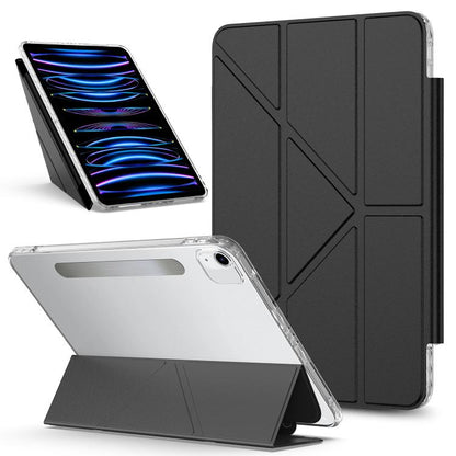 Detachable Backshell Folding Holder Smart Tablet Leather Case, For iPad 2025 / 2022��������������...