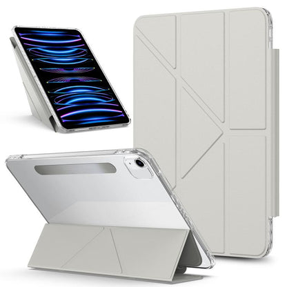Detachable Backshell Folding Holder Smart Tablet Leather Case, For iPad 2025 / 2022��������������...