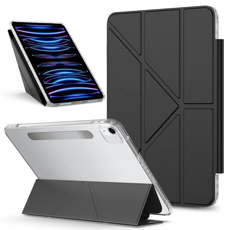 Detachable Backshell Folding Holder Smart Tablet Leather Case, For iPad 2025 / 2022��������������...