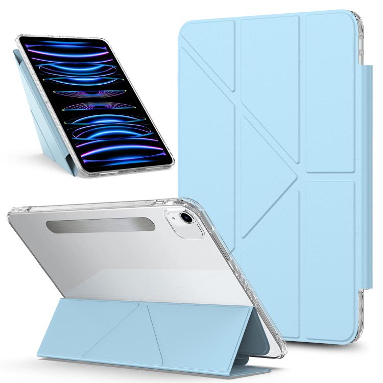 Detachable Backshell Folding Holder Smart Tablet Leather Case, For iPad 2025 / 2022��������������...